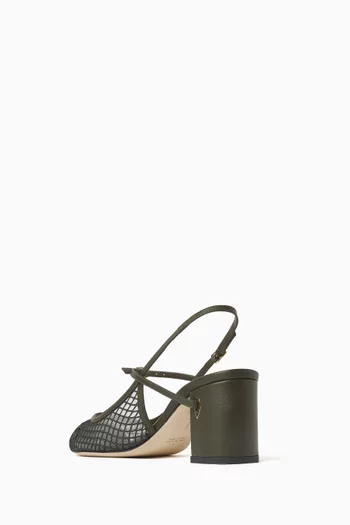 Mattia 65 Slingback Pumps in Mesh