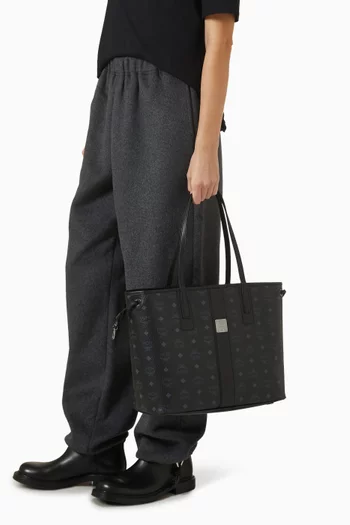 Medium Reversible Liz Shopper Tote Bag in Visetos Monogram Canvas