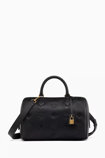 Medium Ella Boston Bag in Leather
