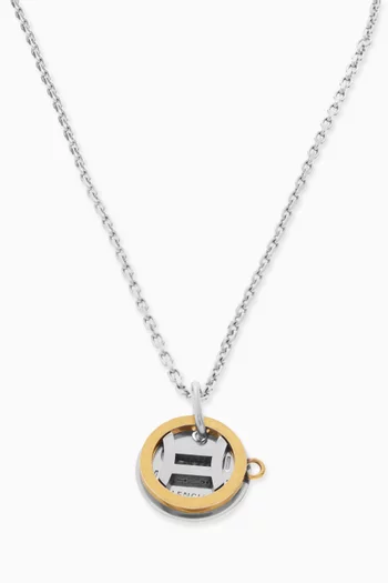 Horoscope Gemini Necklace in Recycled-brass