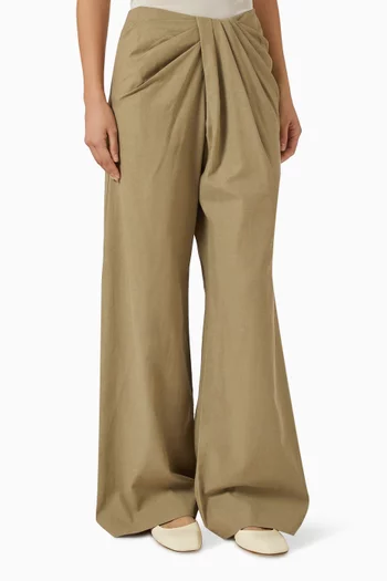 Bowen Drape Pants in Tencel Blend