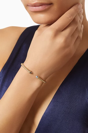 Cablespira® Topaz Flex Bracelet in 18kt Gold