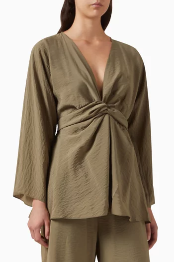 بلوزة إيلان بتصميم ملفوف