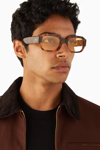 Downey Square Sunglasses in Acetate