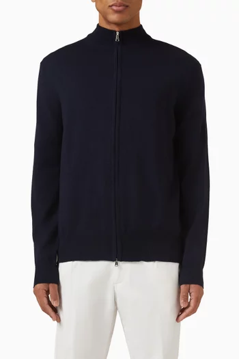 Zipper Vest Sweater in Cashwool®