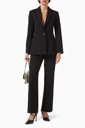 Tailored Slim-fit Pants in Wool-blend