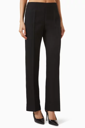 Tailored Slim-fit Pants in Wool-blend