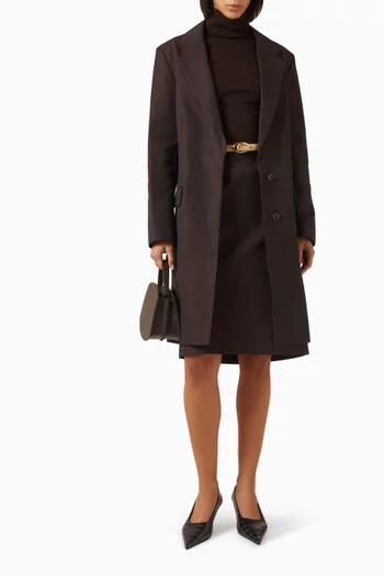 Tailored Coat in Cotton