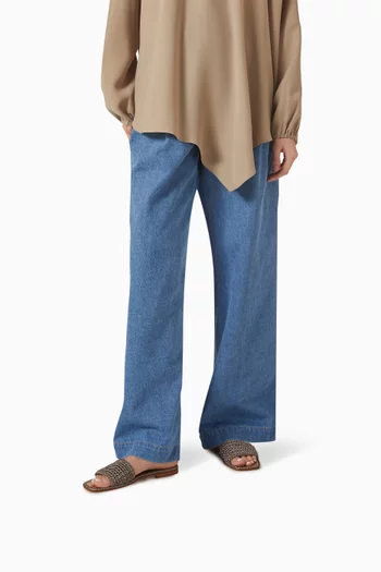 Woven Slip-on Sandals