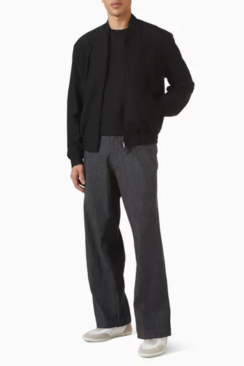 Logo-chest Jacket in Mesh