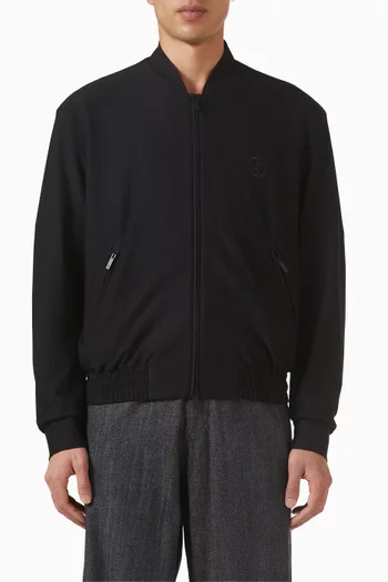 Logo-chest Jacket in Mesh