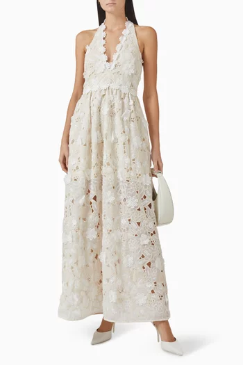 فستان سهرة سيينا أورجانزا ودانتيل