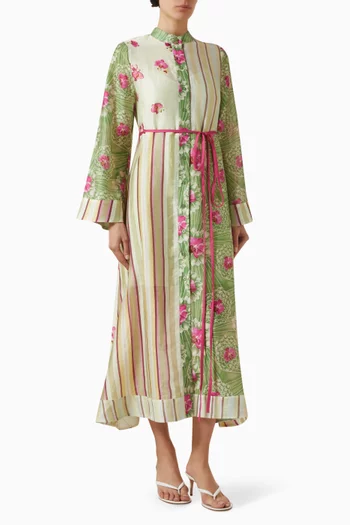 Neottia Printed Shirt Dress