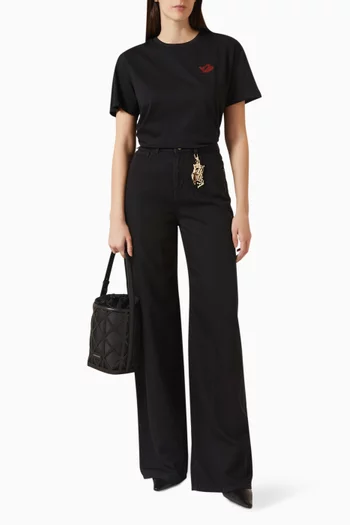 Wax Seal Badge T-shirt in Cotton