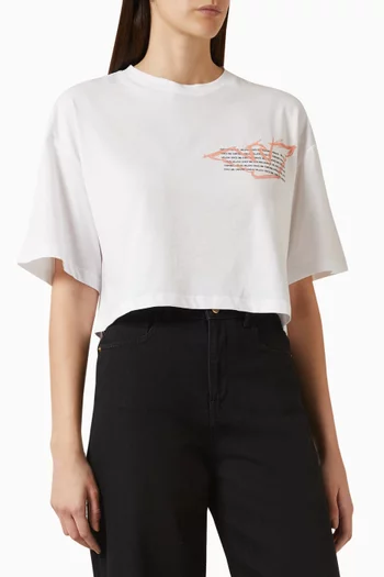 Macro Eagle T-shirt in Cotton