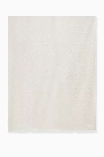 Micro Sequin-embellished Scarf