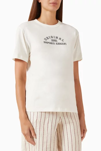 Logo T-shirt in Cotton