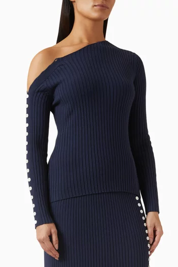 Bryn One-shoulder Top