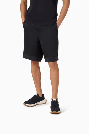 Eagle Logo Sneakers in Suede