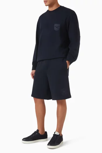 Logo Sweatshorts in French Terry
