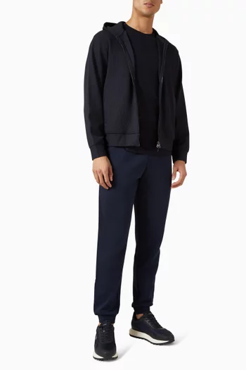 Zip Hoodie in Cotton-blend