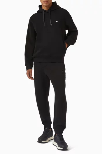 Logo Hoodie in Double Jersey