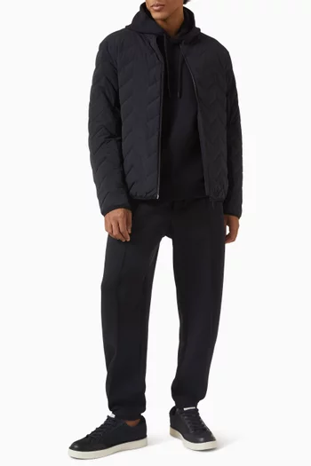 Logo Hoodie in Double Jersey