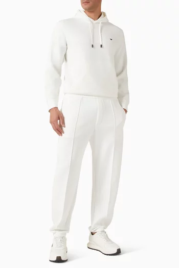 Logo Hoodie in Double Jersey