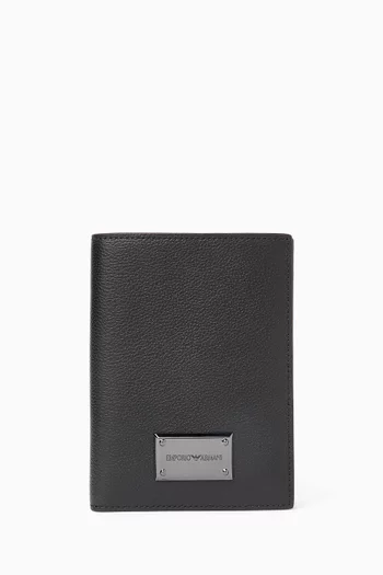 Passport Holder in Tumbled Leather