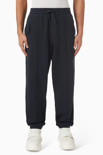 Logo Patch Sweatpants in French Terry