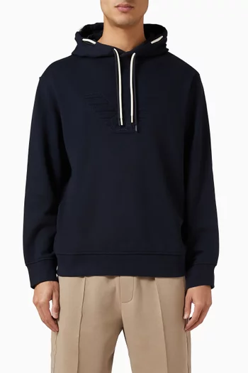 Eagle Logo Hoodie in French-terry