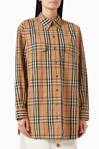 Turnstone Checked Shirt in Cotton