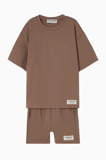 Oversized T-shirt in Recycled Softskin