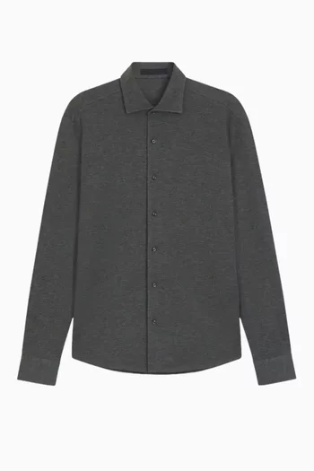 x Beckham Slim Shirt in Cotton