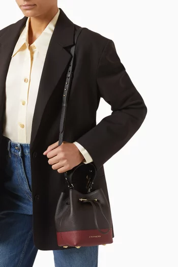 Lana Osette Bucket Bag in Grained Leather