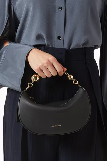 Crescent Moon Mini Bag in Calf Leather