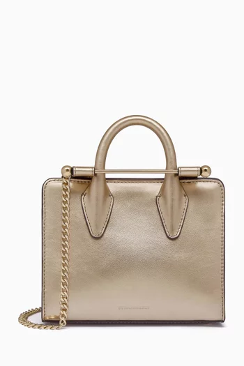 Mini Tote Bag in Leather