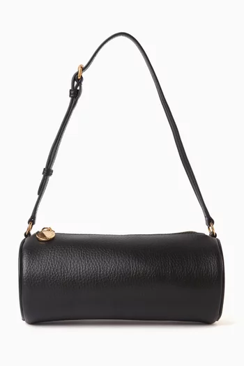 حقيبة كتف بولينغ بشعار الماركة جلد صناعي