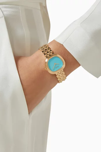 Sixtie Turquoise Quartz Watch, 29mm