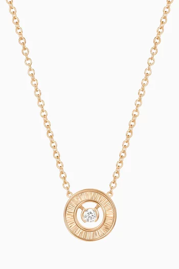 Possession Diamond Pendant Necklace in 18kt Rose Gold