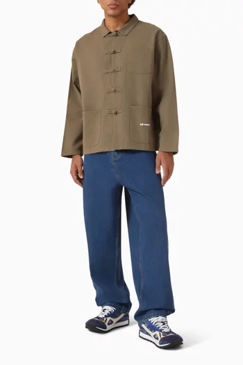 قميص وورك وير فضفاض قطن