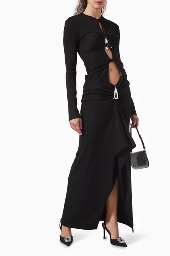 Crystal Pendant Cascade Skirt