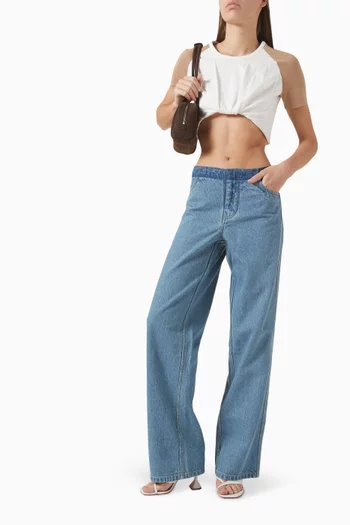 تي شيرت رينجر بخصر مطوي جيرسيه