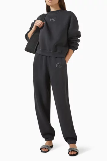 Hotfix Logo Sweatpants in Cotton-blend