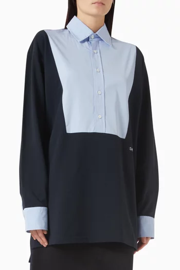 Piquet Polo Oversized T-shirt