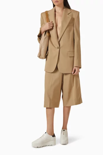 Classic Tailoring Wide-leg Bermuda Shorts