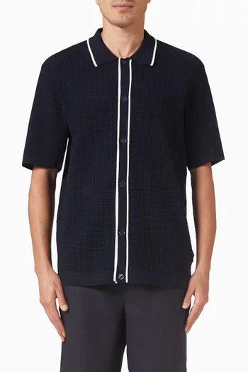 Roddy Button Shirt in Knit