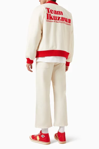 جاكيت ستيديوم مزيج صوف