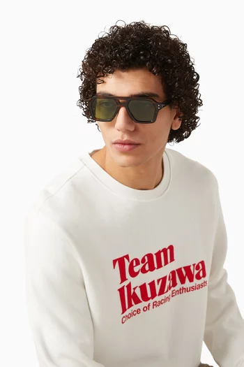 نظارة شمسية تيتسو بإطار أسيتات تيم إيكوزاوا × نيتيف سنز