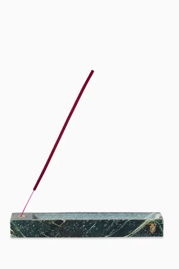 Mughal Incense Holder in Nero Marquinia